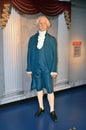 George Washington wax statue Royalty Free Stock Photo